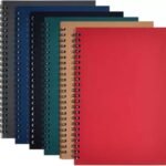 Aaryanika Pack of 20 A5 Size unruled Spiral Binding Notebook 160 Pages with 70 gsm Paper Wirebound