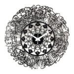 Metal Ayatul Kursi Wall Clock