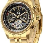 Gute Classic Multi Functional Automatic Mechanical Watch Luminous Tachymetre Big Face Calendar Watch