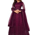 Women's Stylish Multi Designer Gown with Dupatta
